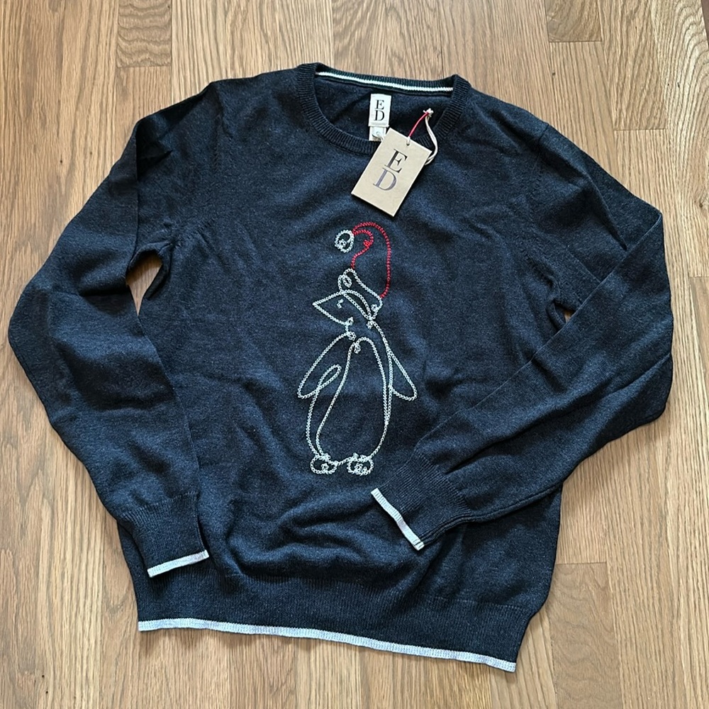 NWT Woman’s Ed by Ellen penguin sweater